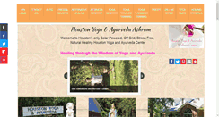 Desktop Screenshot of houston-yoga-ayurveda.com