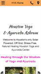 Mobile Screenshot of houston-yoga-ayurveda.com